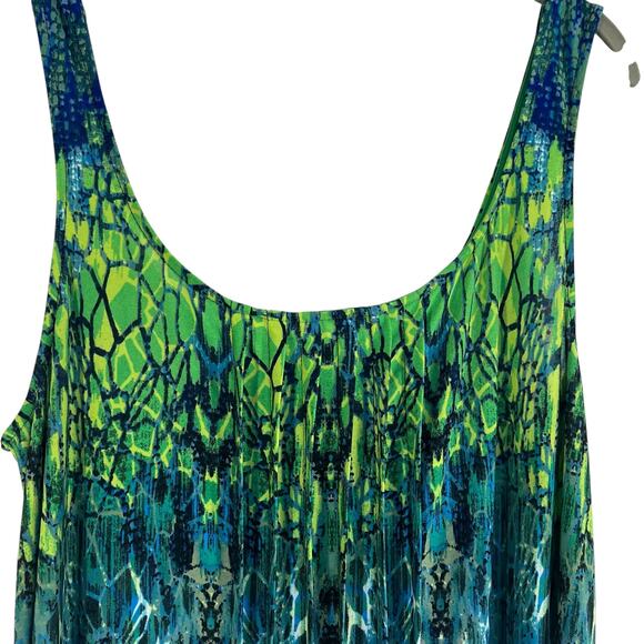 Glamour Sleeveless Stretch Maxi Dress Women's 18W - Picture 3 of 7